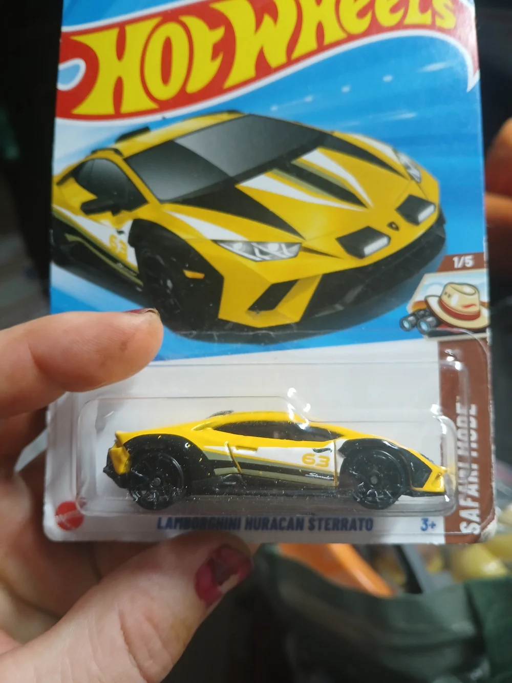 the Hot Wheels Safari Mode Lamborghini Huracán Sterrato (Collector #41/250, 1/5